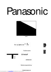 Panasonic TX-29PX10F/M Bedienungsanleitung