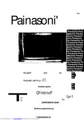 Panasonic TX-28PX10FM Bedienungsanleitung