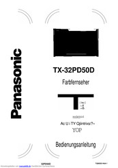 Panasonic TX-32PD50D Bedienungsanleitung