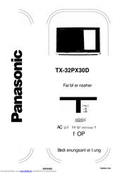 Panasonic TX-32PX30D Bedienungsanleitung