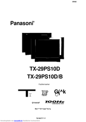 Panasonic TX-29PS10D Bedienungsanleitung