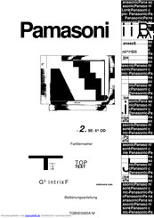 Panasonic TX29E40D Bedienungsanleitung