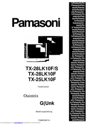 Panasonic TX-25LK10F Bedienungsanleitung