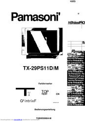 Panasonic TX-29PS11D Bedienungsanleitung