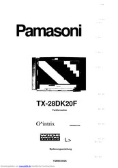Panasonic TX-28DK20F Bedienungsanleitung