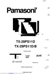 Panasonic TX29PS11DB Bedienungsanleitung