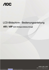 AOC 60S Bedienungsanleitung