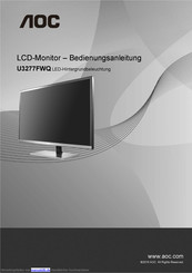 Aoc U3277FWQ Handbücher | ManualsLib