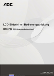 AOC I2360PQ Bedienungsanleitung