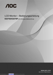 AOC E2275P Bedienungsanleitung