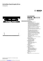 Bosch SMV54M40EU Kurzanleitung