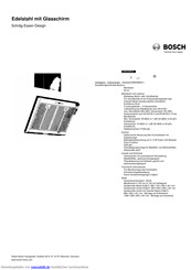 Bosch DWK098E21 Kurzanleitung