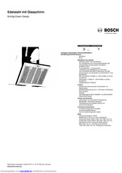 Bosch DWK098E51 Kurzanleitung