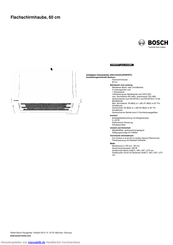 Bosch DHI655FX Kurzanleitung