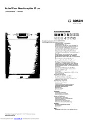 Bosch SMU65N45EU Kurzanleitung