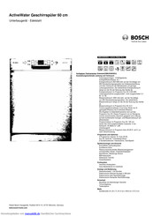 Bosch SMU53N55EU Kurzanleitung