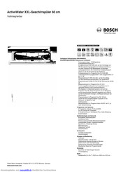 Bosch SBV58N80EU Kurzanleitung