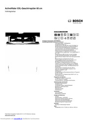 Bosch SBV50M90EU Kurzanleitung