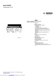 Bosch DHL555B Kurzanleitung