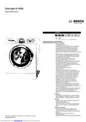 Bosch WAS28840 Kurzanleitung