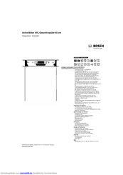 Bosch SBI65N05EU Kurzanleitung