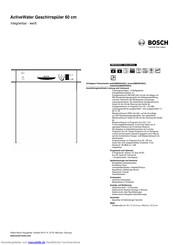 Bosch SMI50D42EU Kurzanleitung