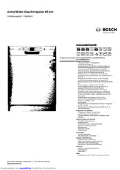 Bosch SMU53M75EU Kurzanleitung