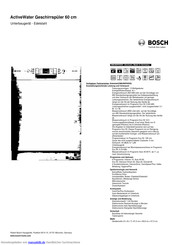 Bosch SMU86P05DE Kurzanleitung