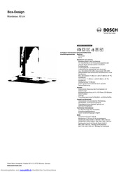 Bosch DWB091E50 Kurzanleitung