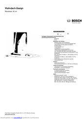 Bosch DWW097A50 Kurzanleitung