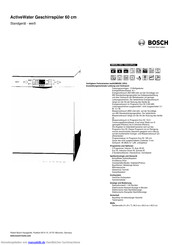 Bosch SMS58L12EU Kurzanleitung