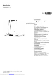 Bosch DWB091U51 Kurzanleitung