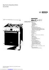 Bosch HGV745250 Kurzanleitung