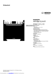 Bosch HEB33D150 Kurzanleitung