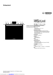 Bosch HEB33D340 Kurzanleitung