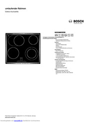 Bosch PKN645F17 Kurzanleitung