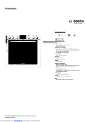 Bosch HEA23T350 Kurzanleitung