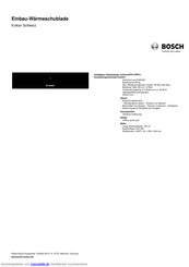 Bosch HSC140P61 Kurzanleitung