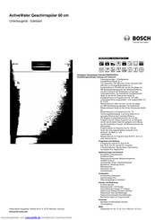 Bosch SMU69U85EU Kurzanleitung