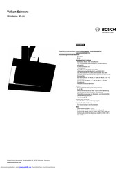 Bosch DWK09M760 Kurzanleitung
