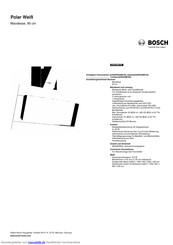 Bosch DWK09M720 Kurzanleitung