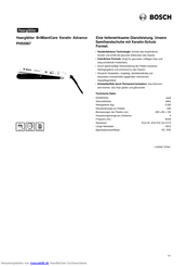 Bosch PHS5987 Kurzanleitung