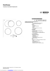 Bosch PIB679F17E Kurzanleitung