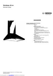 Bosch DWW06W650 Kurzanleitung