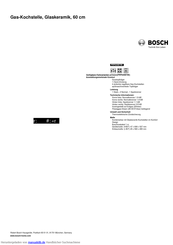 Bosch PRP626B70E Kurzanleitung