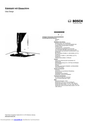 Bosch DIA098U50 Kurzanleitung