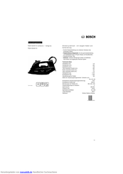 Bosch TDA102401C Kurzanleitung