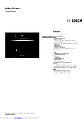 Bosch HBC36D764 Kurzanleitung