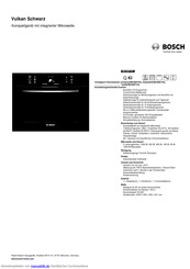 Bosch HBC86P763 Kurzanleitung