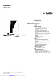 Bosch DIB091E50 Kurzanleitung